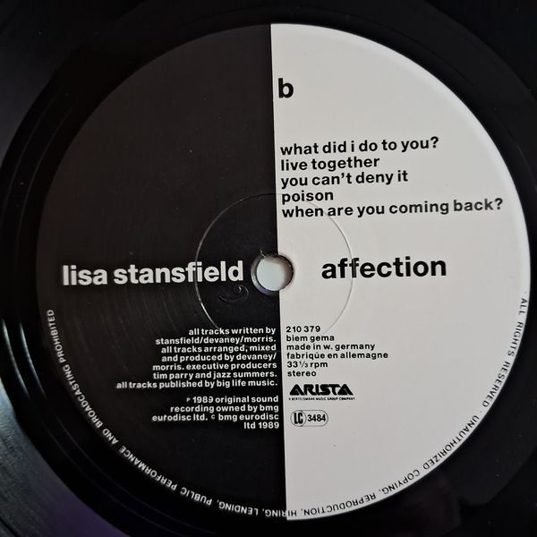 Lisa Stansfield &ndash; Affection 90505 фото