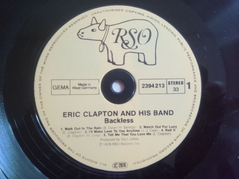 Eric Clapton &ndash; Backless 90354 фото