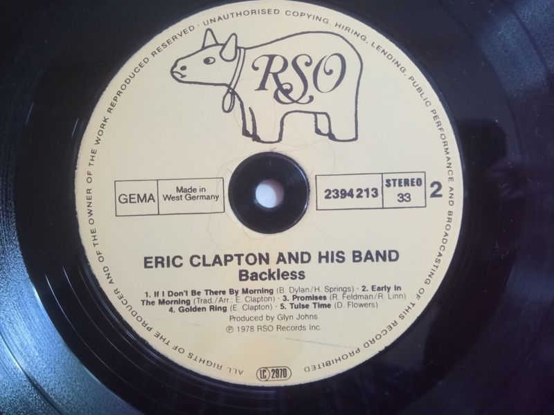 Eric Clapton &ndash; Backless 90354 фото