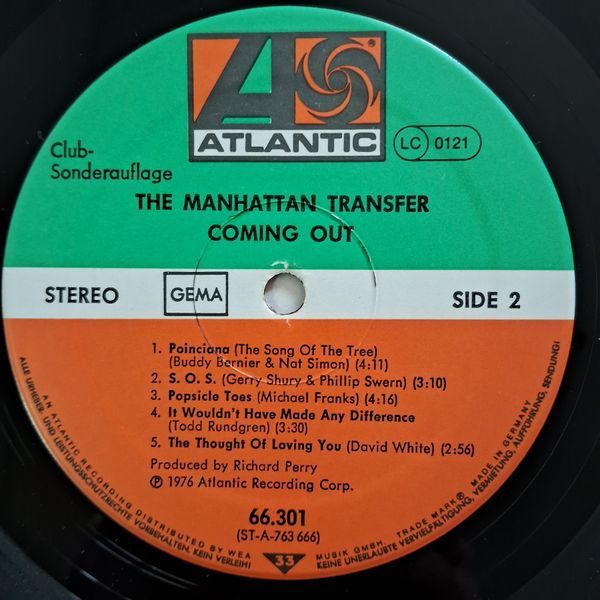 The Manhattan Transfer &ndash; Coming Out 90110 фото