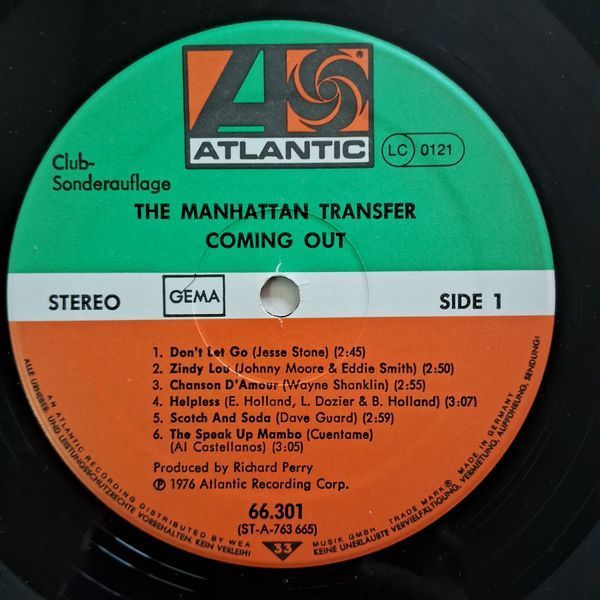 The Manhattan Transfer &ndash; Coming Out 90110 фото