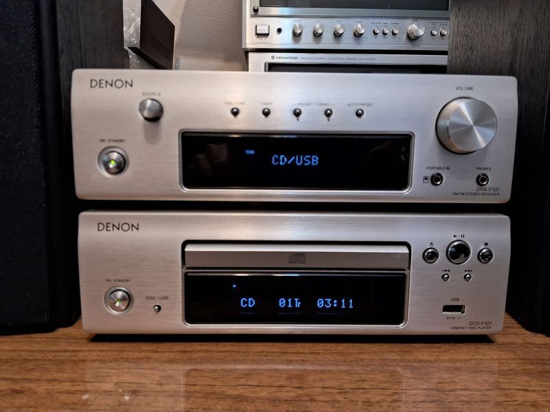 Denon D-F107 Hi-Fi / CD / Phono / USB / акустика SC-F107 / пульт 1102 фото