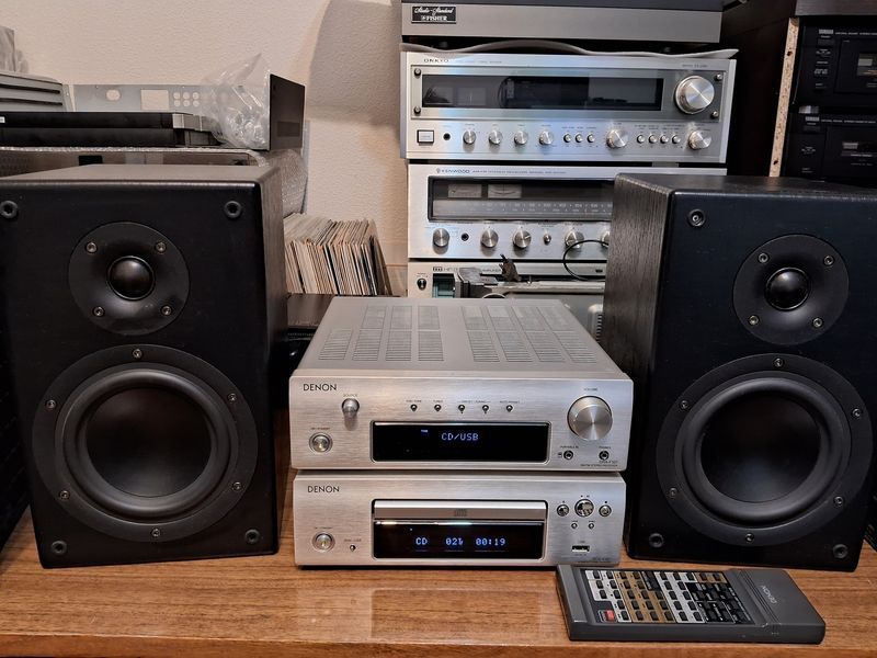 Denon D-F107 Hi-Fi / CD / Phono / USB / акустика SC-F107 / пульт 1102 фото