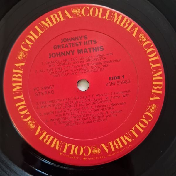 Johnny Mathis &ndash; Johnny's Greatest Hits 90162 фото