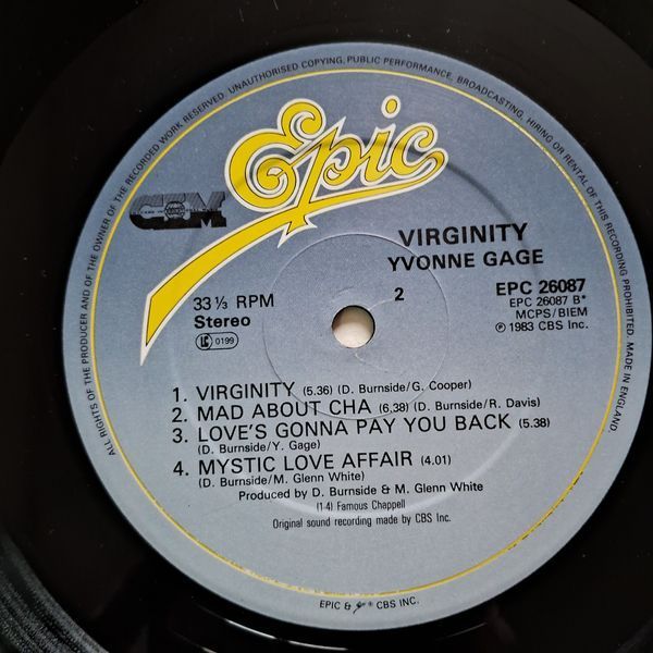 Yvonne Gage &ndash; Virginity 90258 фото