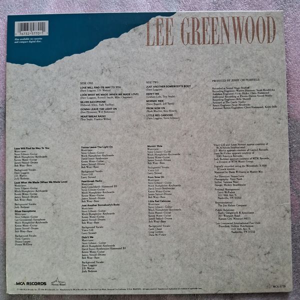 Lee Greenwood &ndash; Love Will Find Its Way To You 90168 фото