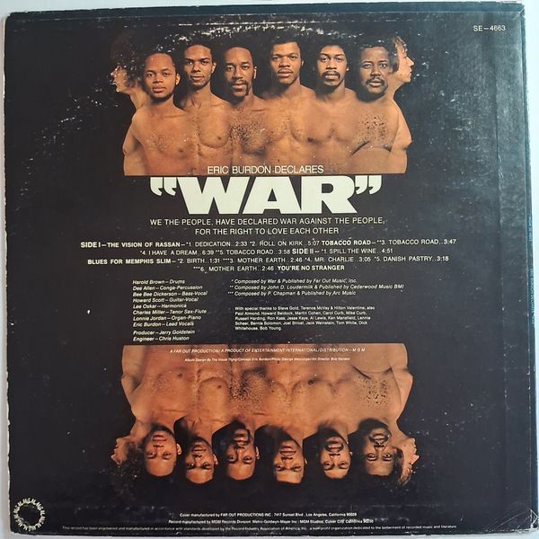 Eric Burdon & War &ndash; Eric Burdon Declares "War" 90506 фото