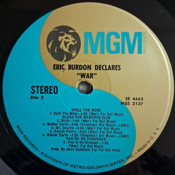 Eric Burdon & War &ndash; Eric Burdon Declares "War" 90506 фото