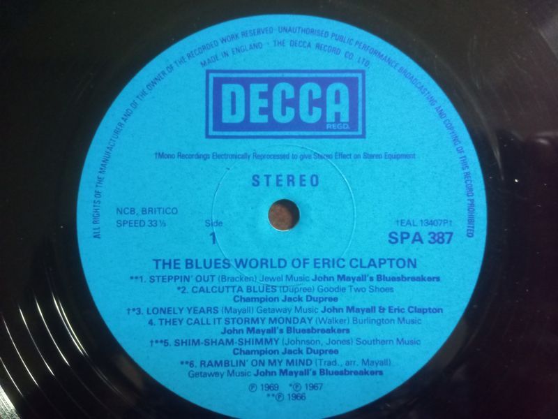 Various &ndash; The Blues World Of Eric Clapton 90355 фото