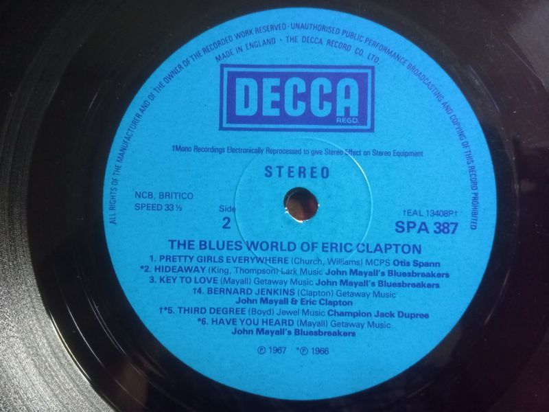 Various &ndash; The Blues World Of Eric Clapton 90355 фото