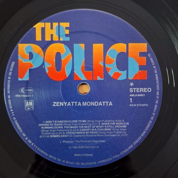 The Police &ndash; Zenyatta Mondatta 90014 фото