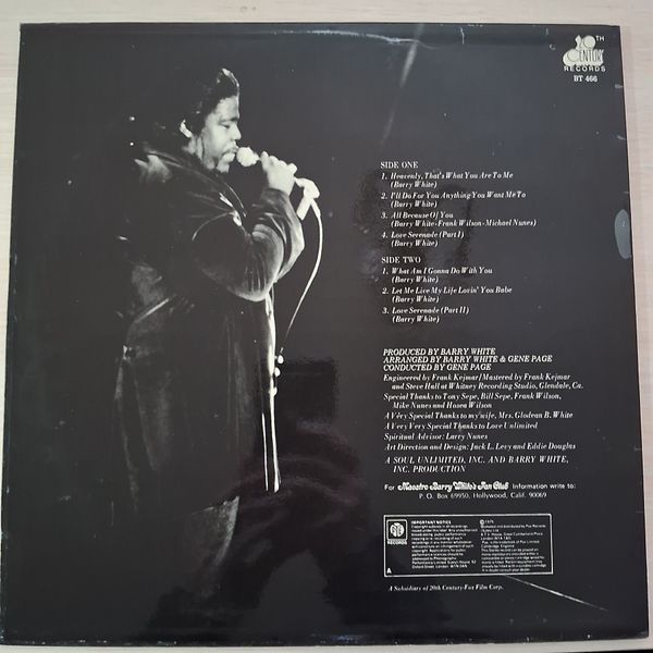 Barry White &ndash; Just Another Way To Say I Love You 90024 фото