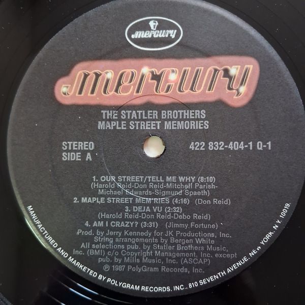The Statler Brothers &ndash; Maple Street Memories 90175 фото