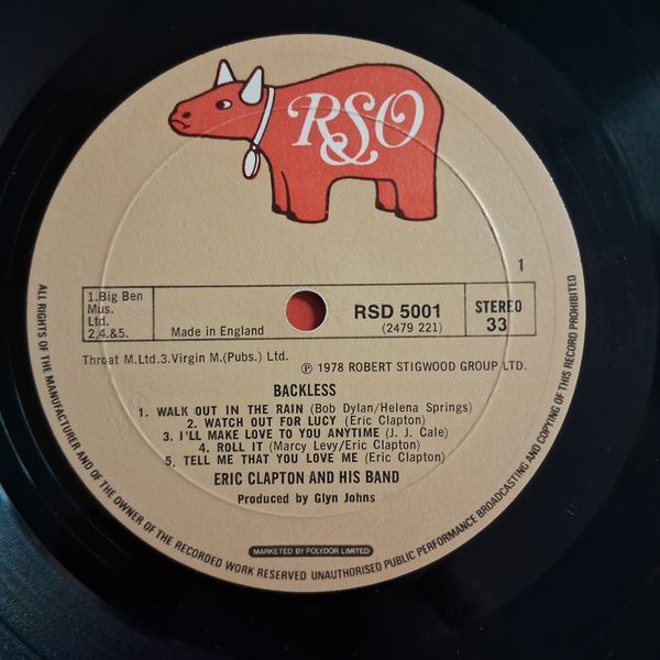 Eric Clapton &ndash; Backless 90481 фото