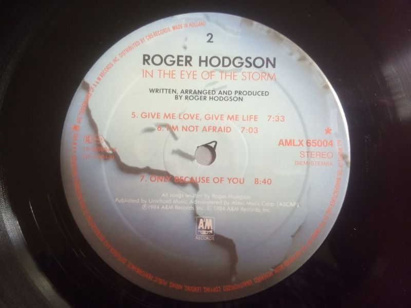 Roger Hodgson &ndash; In The Eye Of The Storm 90334 фото