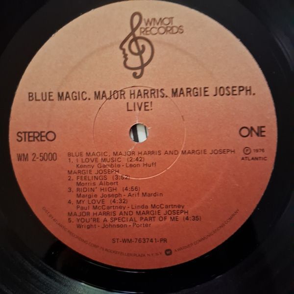 Blue Magic / Major Harris / Margie Joseph &ndash; Live! 90131 фото