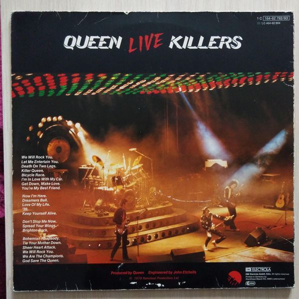 Queen &ndash; Live Killers 90435 фото