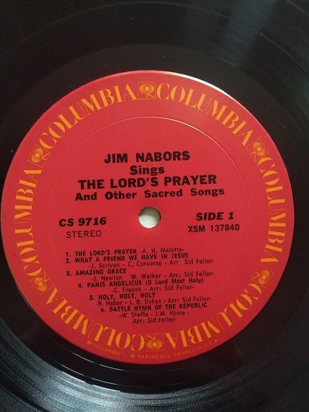 Jim Nabors Sings The Lord's Prayer And Other Sacred Songs 90386 фото