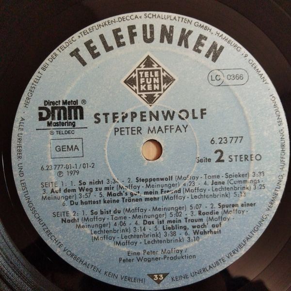 Peter Maffay &ndash; Steppenwolf 90436 фото
