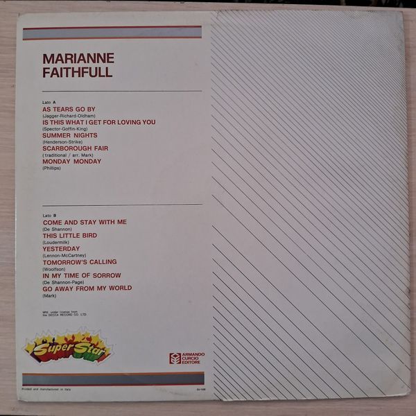 Marianne Faithfull &ndash; Marianne Faithfull 90034 фото