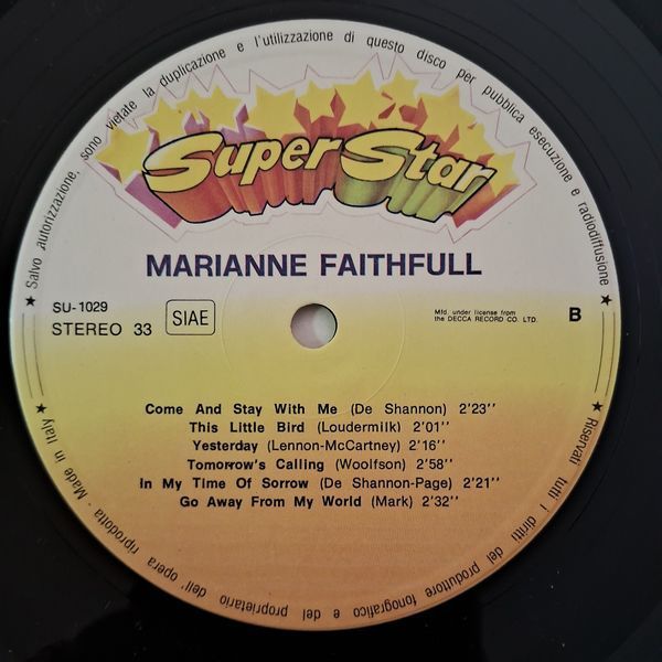 Marianne Faithfull &ndash; Marianne Faithfull 90034 фото