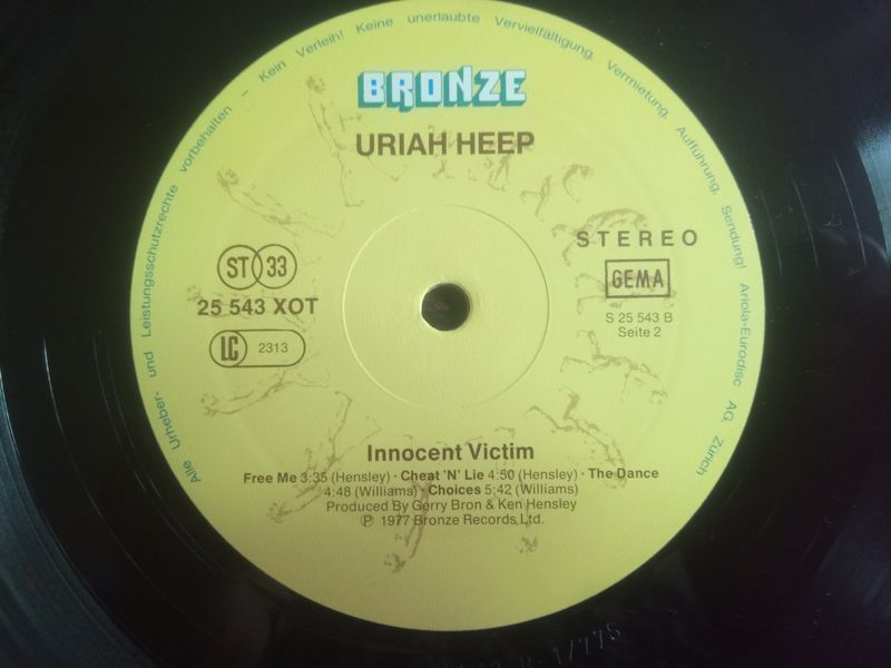 Uriah Heep &ndash; Innocent Victim 90339 фото
