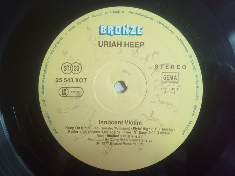 Uriah Heep &ndash; Innocent Victim 90340 фото