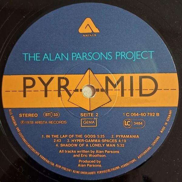The Alan Parsons Project &ndash; Pyramid 90491 фото