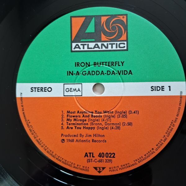 Iron Butterfly &ndash; In-A-Gadda-Da-Vida 90137 фото