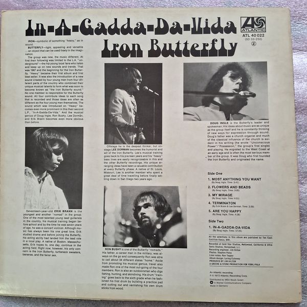 Iron Butterfly &ndash; In-A-Gadda-Da-Vida 90137 фото