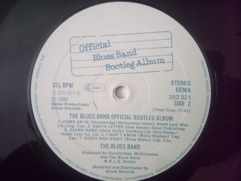 The Blues Band &ndash; Official Bluesband Bootleg Album 90357 фото
