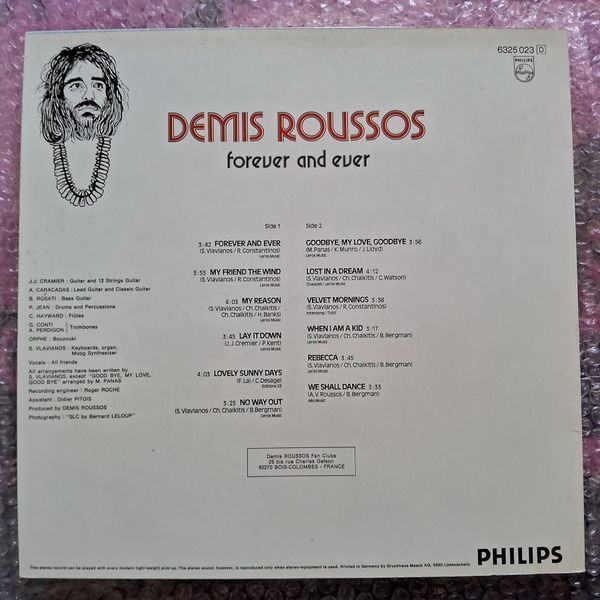 Demis Roussos &ndash; Forever And Ever 90234 фото