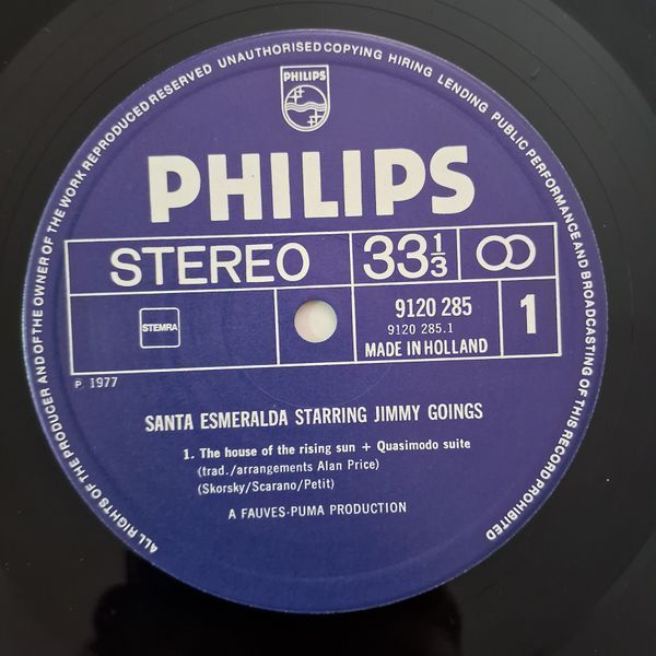 Santa Esmeralda Starring Jimmy Goings &ndash; The House Of The Rising Sun 90041 фото