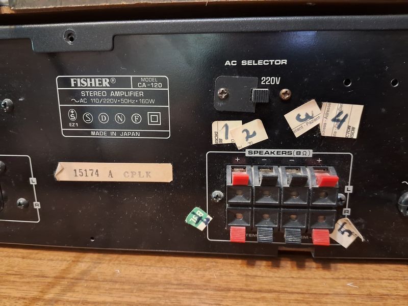 Studio Standard Fisher CA-120 & Fisher FM-120L 1098 фото
