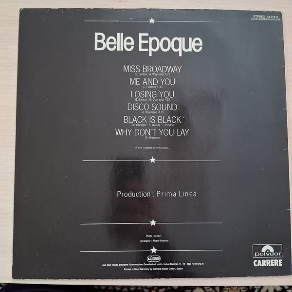 Belle Epoque &ndash; Black Is Black 90047 фото