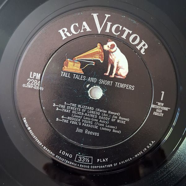 Jim Reeves &ndash; Tall Tales And Short Tempers 90149 фото