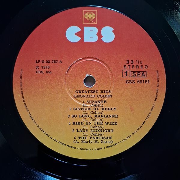 Leonard Cohen &ndash; Greatest Hits 90249 фото