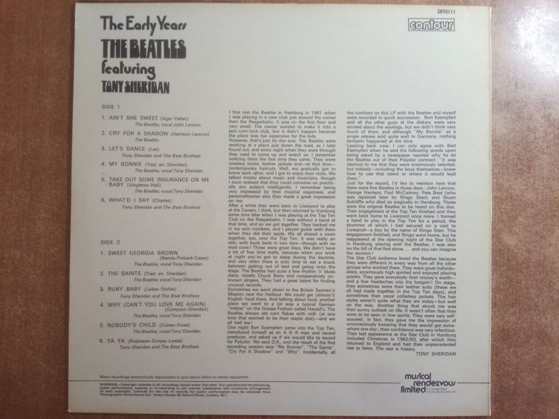 The Beatles &ndash; The Early Years 90353 фото