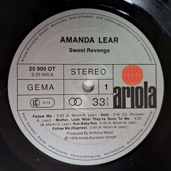 Amanda Lear &ndash; Sweet Revenge 90107 фото