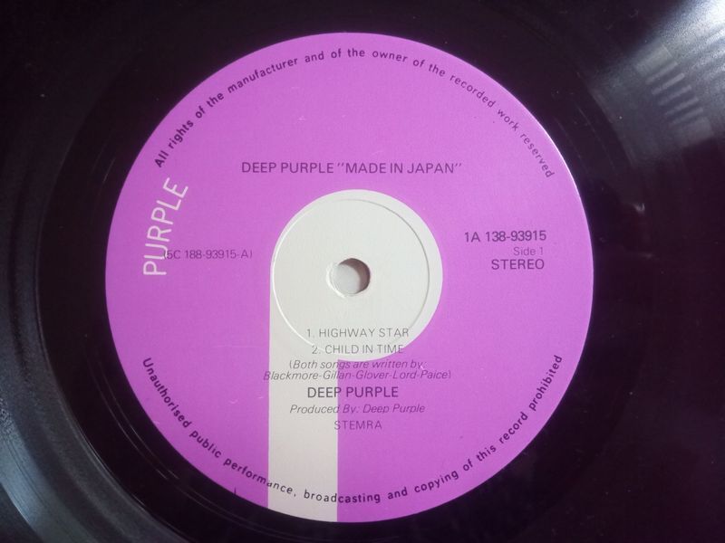 Deep Purple &ndash; Made In Japan 90362 фото